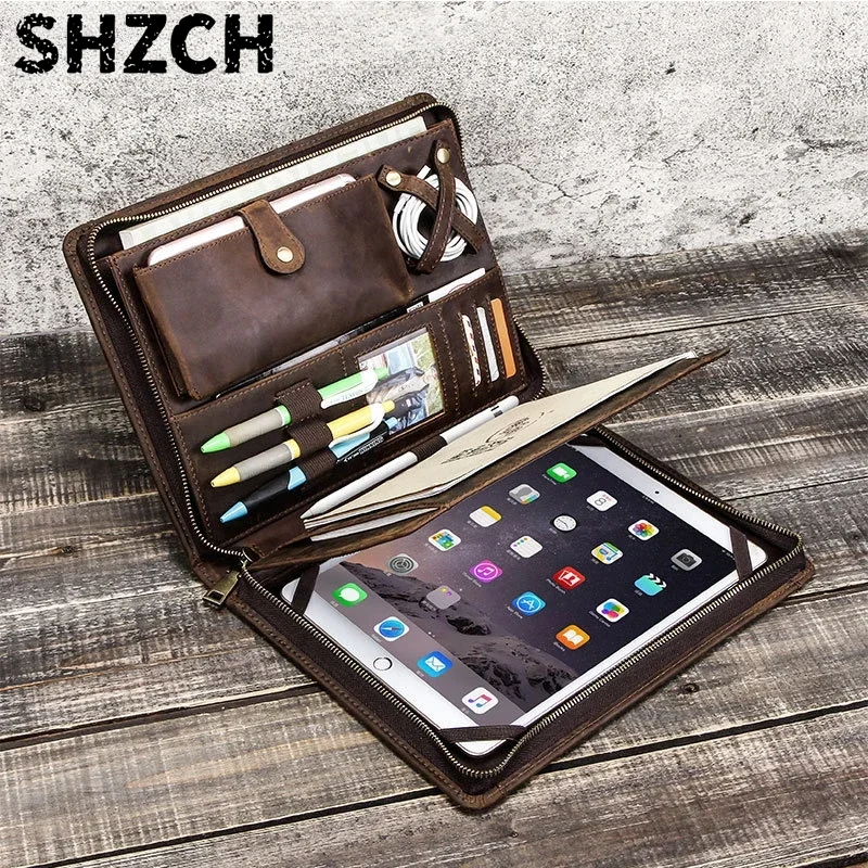 Tech Accessories For Ipad - Bolsa de Armazenamento de Couro para