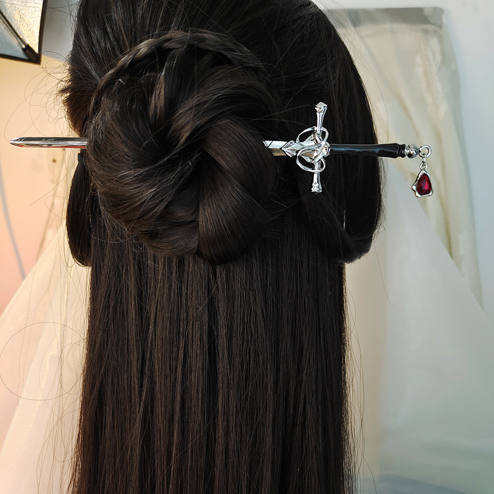 Vintage Tech Accessories - Pauzinho de Cabelo em Formato de