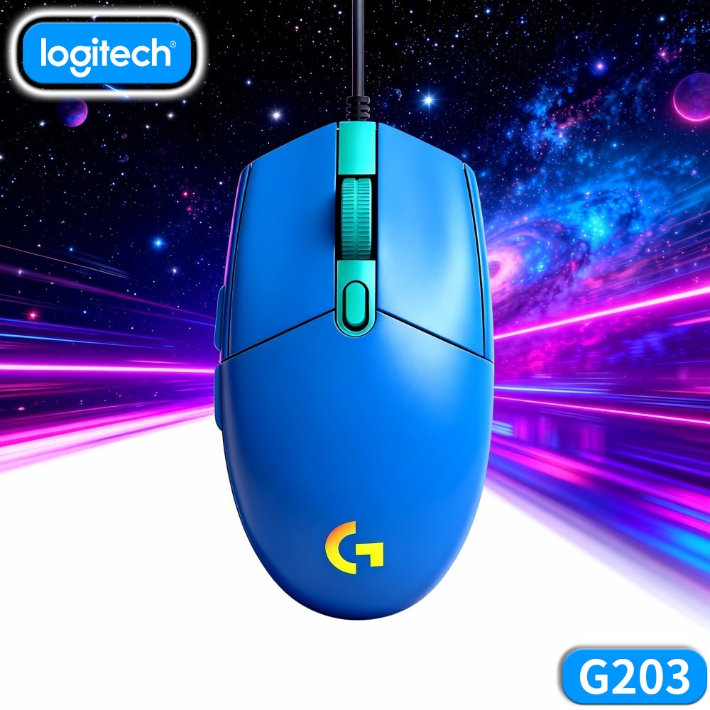 Logitech Mouse G203 - Mouse Gamer com Fio Logitech G203: