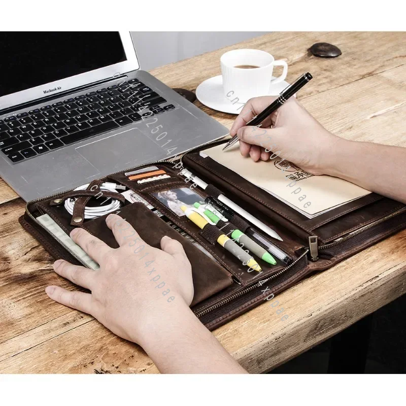 Tech Accessories For Ipad - Bolsa de Armazenamento de Couro para