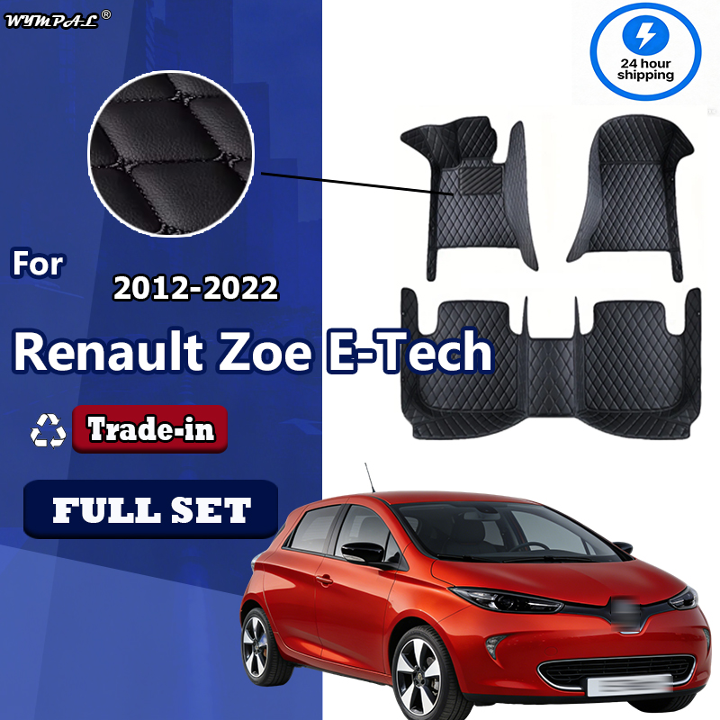 Tech Accessories Renault - Tapetes de couro de luxo para