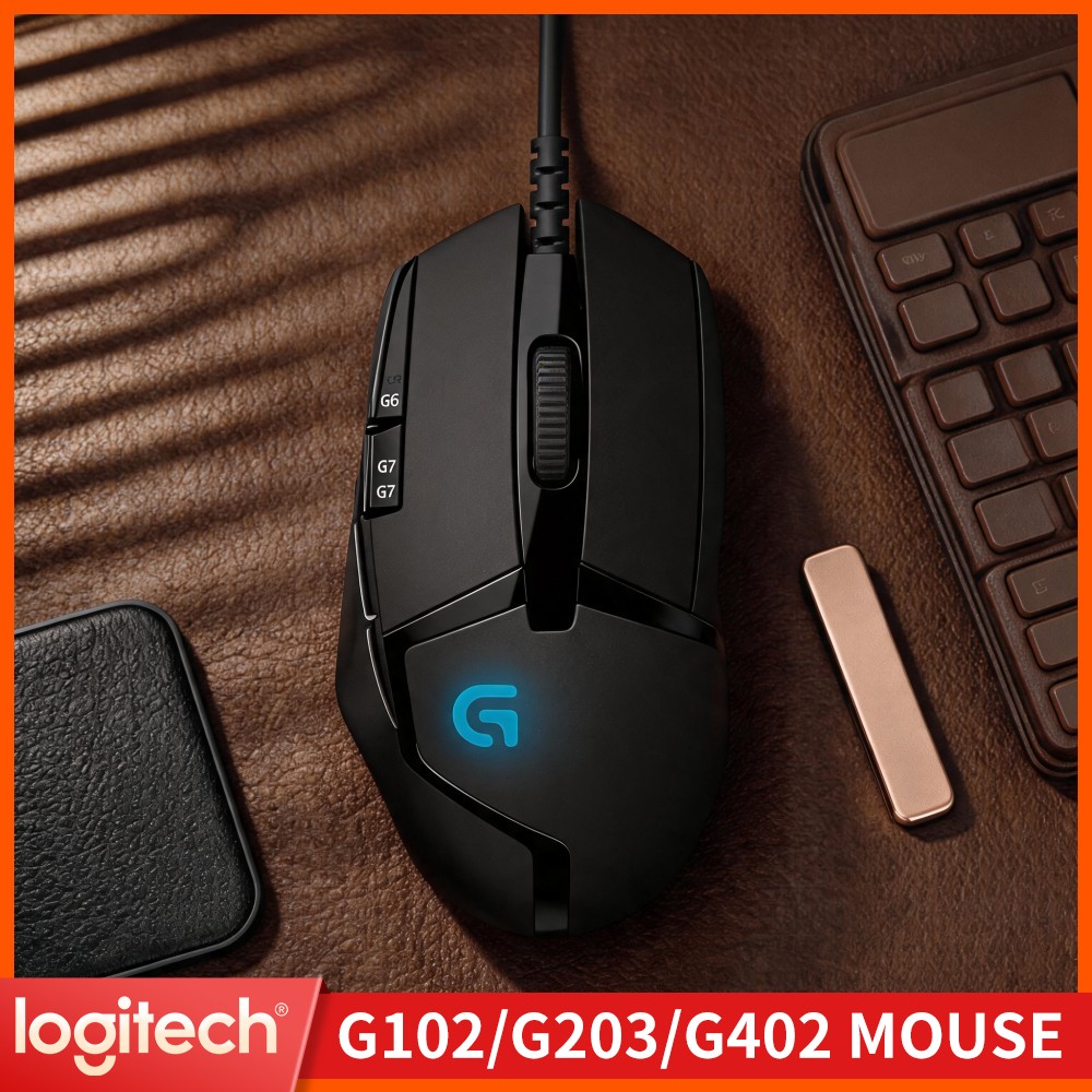 Logitech Mouse G203 - Mouse Gamer Logitech G102 Prodigy, Leve