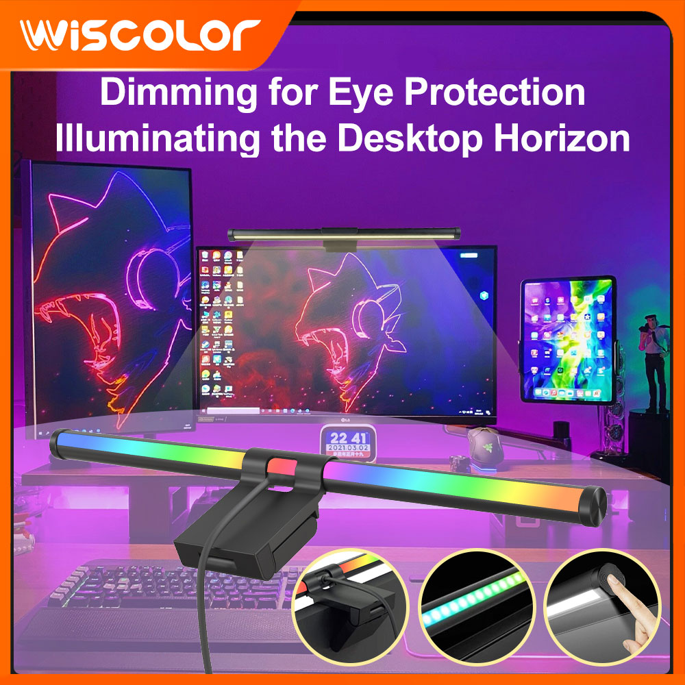 Tech Table Accessories - Barra de Luz Decorativa para Monitor,