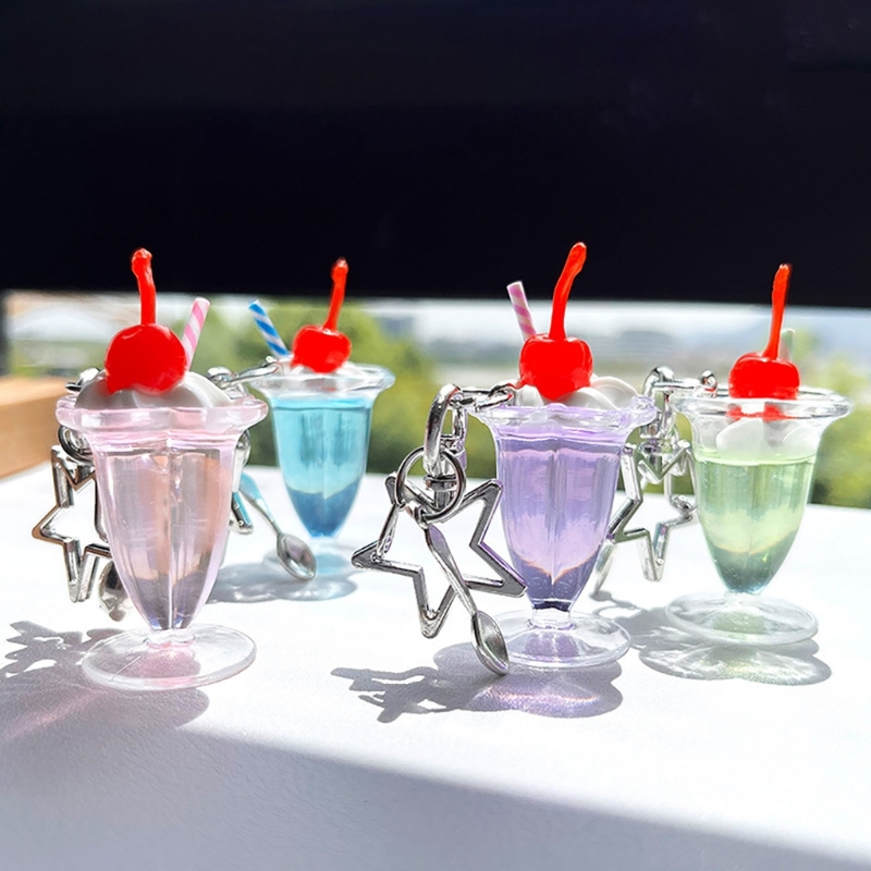 Tech Girl Accessories - Chaveiro bonito do copo do creme