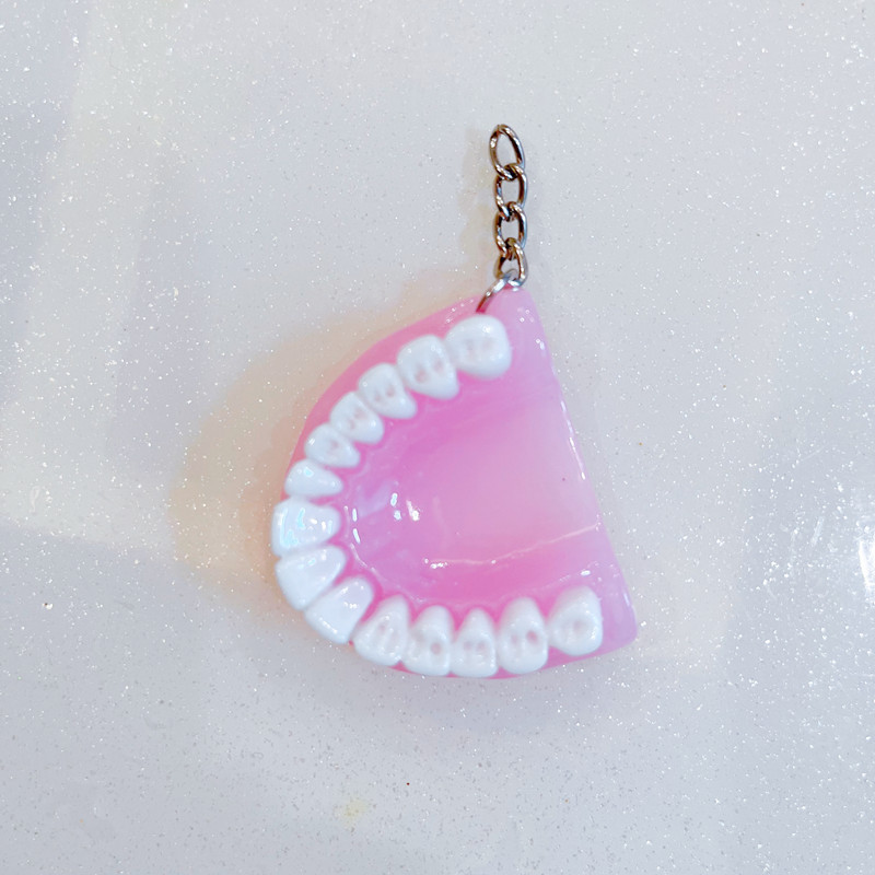 Dentes chaveiro simulação cria - Tech Girl Accessories avaliação e preço