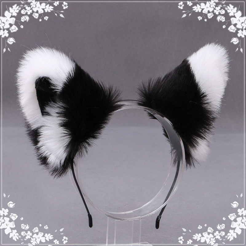 Tiara de Pelúcia Orelhas de Ga - Tech Accessories For Women avaliação e preço