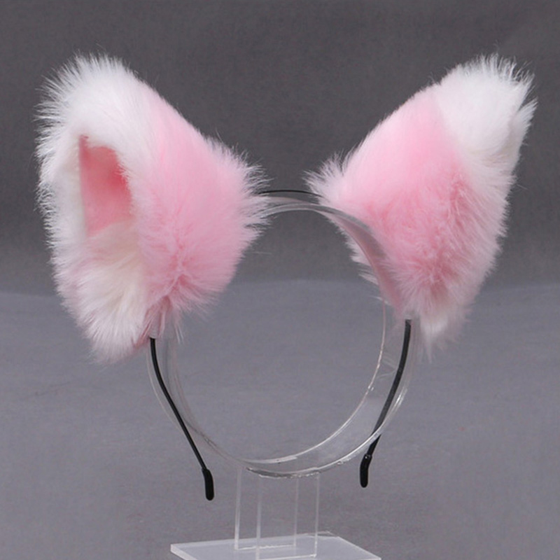Tiara de Pelúcia Orelhas de Ga - Tech Accessories For Women avaliação e preço