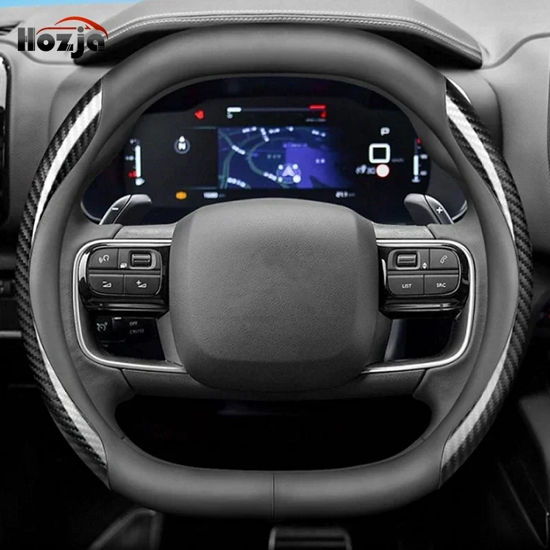 Leather Car Steering Wheel Cov - Tech Accessories Hub avaliação e preço