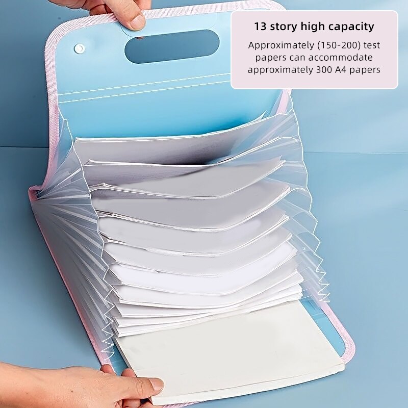 13 Pocket File Folders Portabl - Document Scanner Portable avaliação e preço