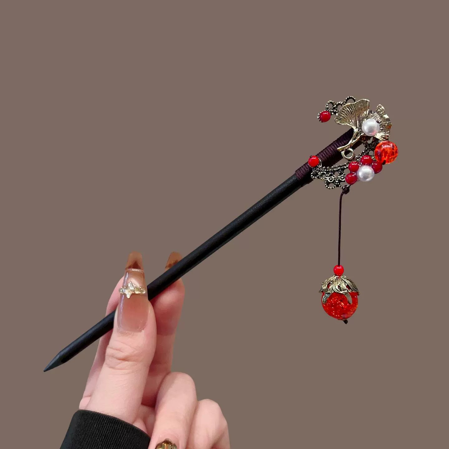 Grampo de cabelo de madeira an - Tech Accessories For Women avaliação e preço