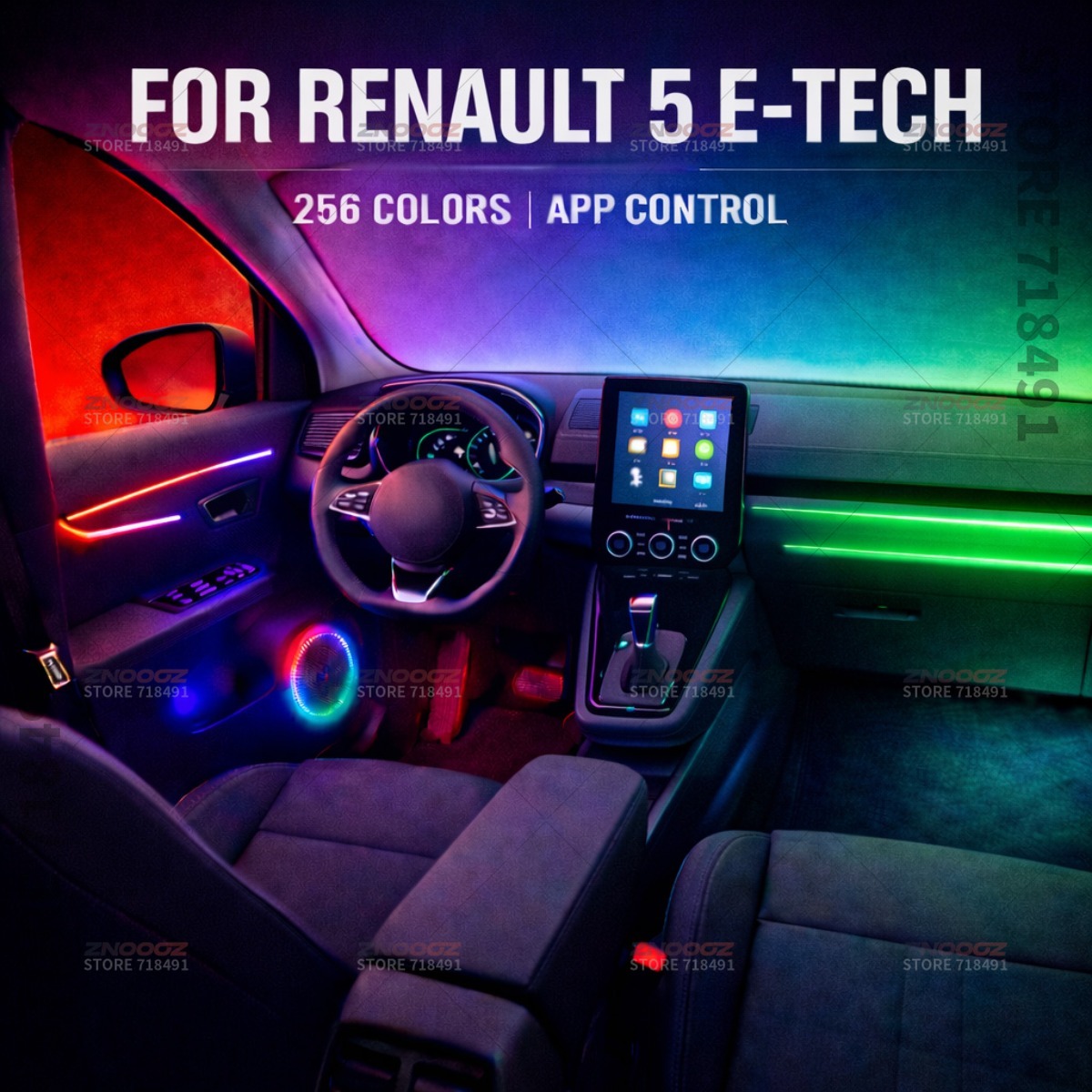 Luzes ambiente RGB 22 em 1 par - Tech Accessories Renault avaliação e preço