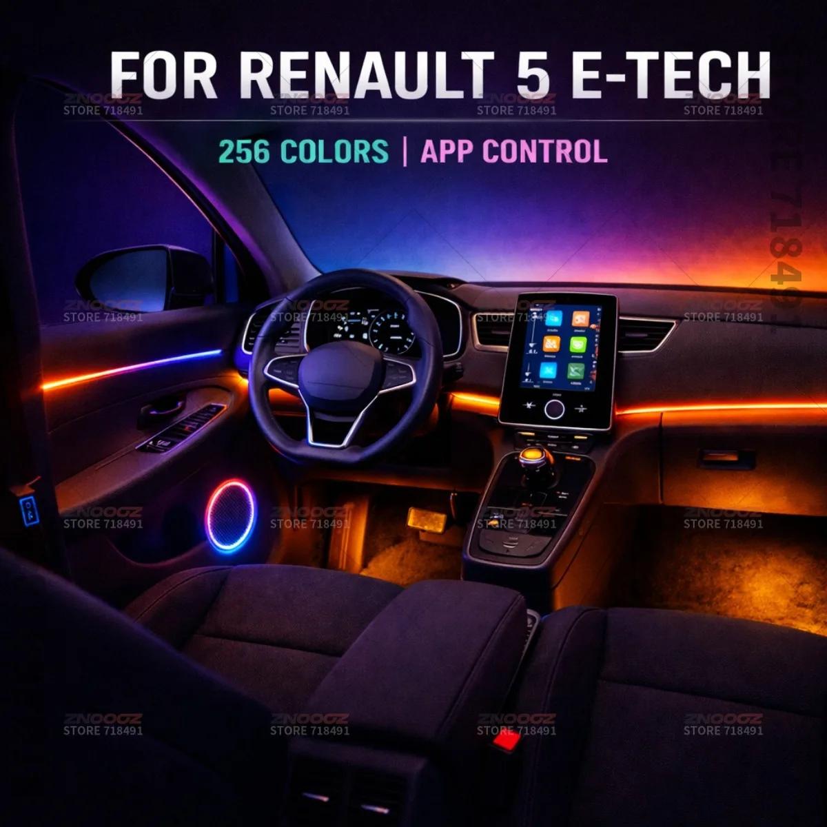 Luzes ambiente RGB 22 em 1 par - Tech Accessories Renault avaliação e preço