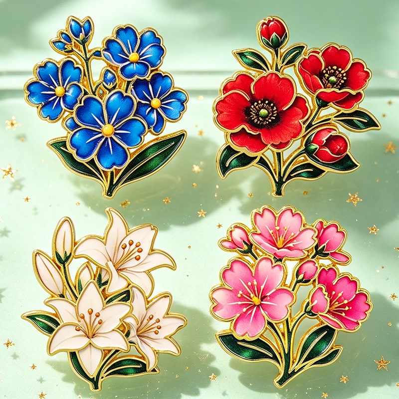 Broche Esmaltado Vintage Fofo  - Vintage Tech Accessories avaliação e preço