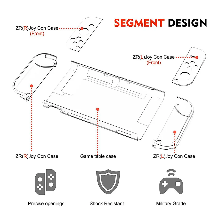 6 em 1 kit sacos para nintendo - Tech Accessories Hard Case avaliação e preço