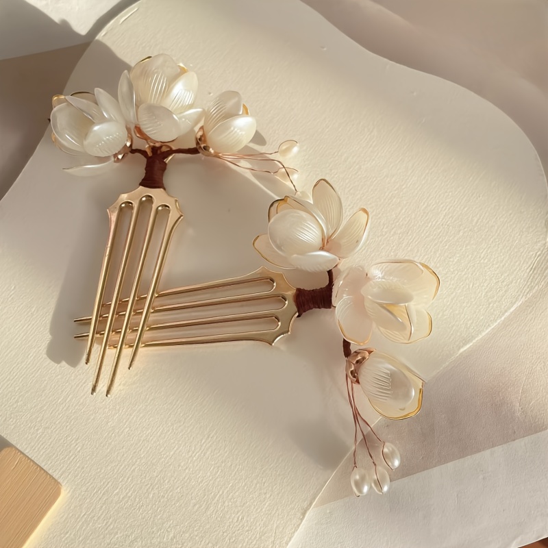 Pente de Cabelo Estilo Chinês  - Tech Accessories For Women avaliação e preço